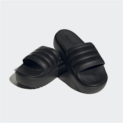 adidas adilette slider|adidas adilette platform slides.